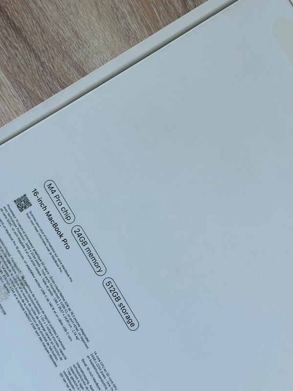MacBook Pro 16'' 2026 M4 PRO 24Go 512Go
