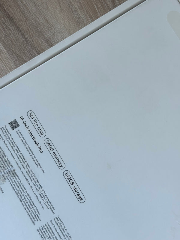MacBook Pro 16'' 2026 M4 PRO 24Go 512Go