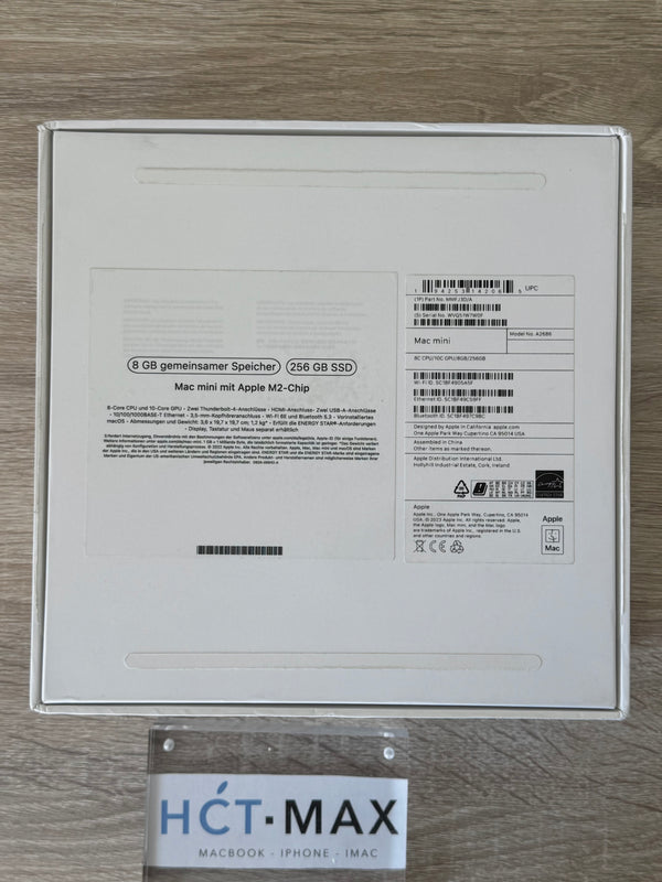 Mac Mini M2 8Go 256Go 10 coeurs 2023
