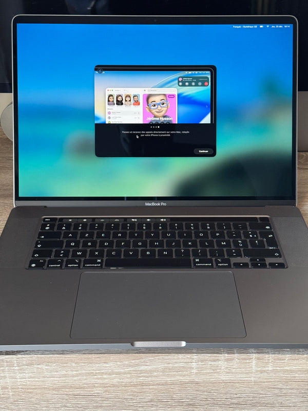 MacBook Pro 16'' 2019 i7 9th Gen 16Go 512Go