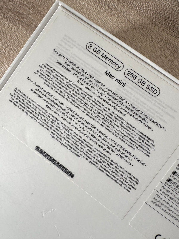 Mac Mini M1 8Go 256Go 2021