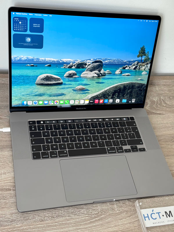 MacBook Pro 16" i9 2.4Ghz 64Go 2To 2020 AMD 5600M