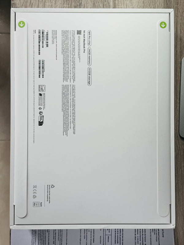 MacBook Pro 14'' M4 PRO 24Go 512Go 2025 NEUF sous blister