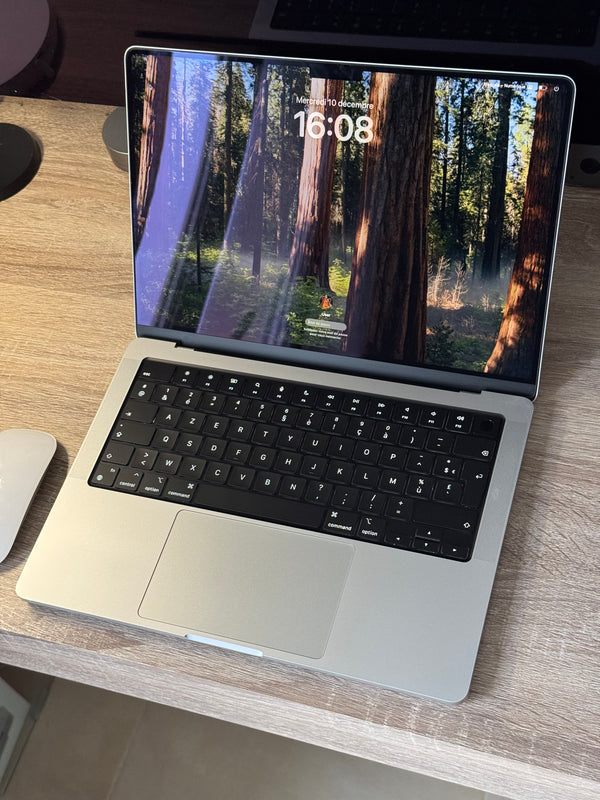 MacBook Pro 14'' M1 PRO 16Go 512Go 2021 Argent