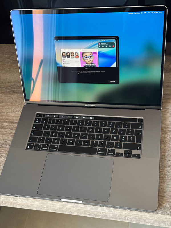 MacBook Pro 16'' 2019 i7 9th Gen 16Go 512Go