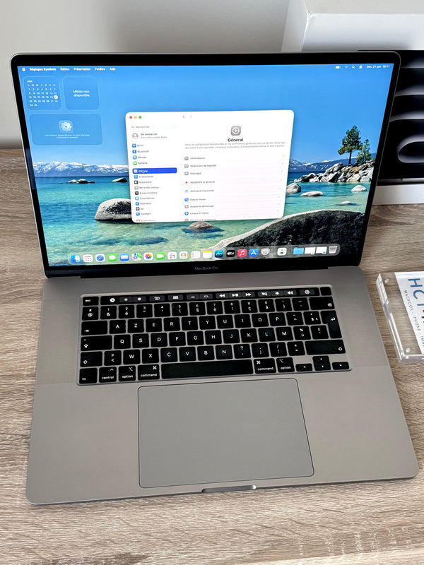 MacBook Pro 16" i9 2.4Ghz 64Go 1To AMD 8Go 2019