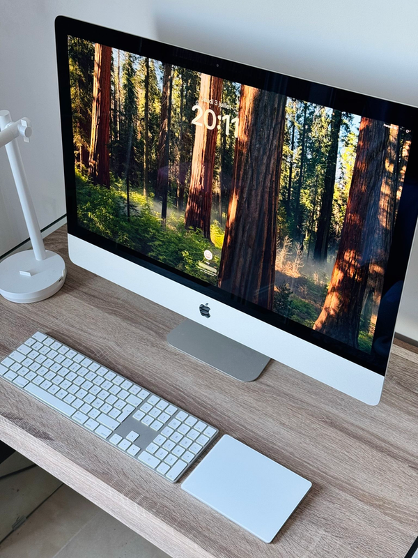 iMac 27'' Retina 5K 2021 i9 64 Go 512 Go SSD 10 coeurs Magic Trackpad